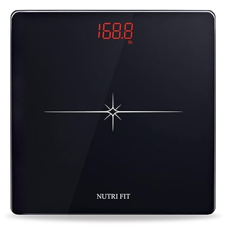 NUTRI FIT Digital Scale for Body Weight Precision Bathroom Weighing Scales