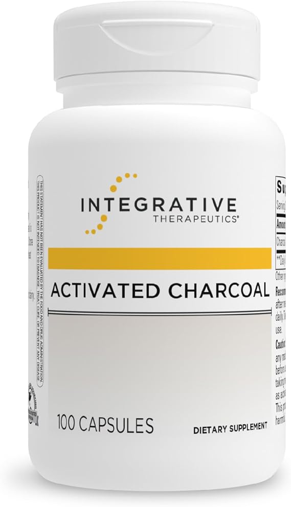 Integrative Therapeutics Activated Charcoal, 100 Capsules