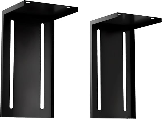 DuraSteel Air Curtain Ceiling Mount - Dark Ceiling Bracket - 2 Pcs/Set Without Rope by Aerial Titan-2