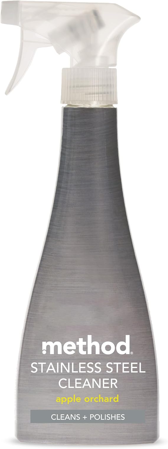 Method Stainless Steel Cleaner, Apple Orchard, 14 OZ (Pack of 1)