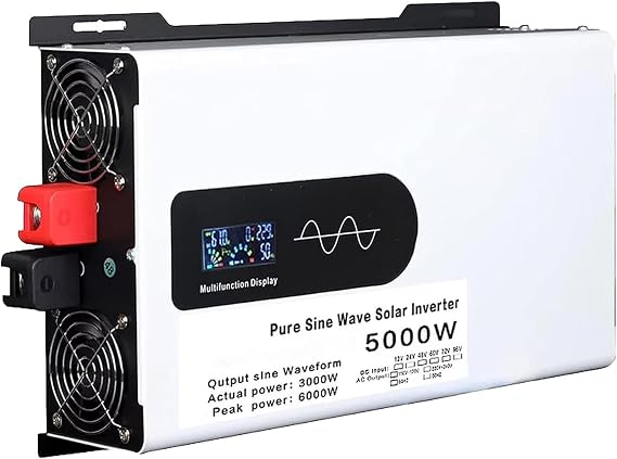 2025Upgraded 5000W-12000W Hybrid Solar Inverter, DC 12V/24V/48V/60V/72V To 110V/220V AC Split Phase Inverter With Pure Sine Wave, Parallel Inverters,