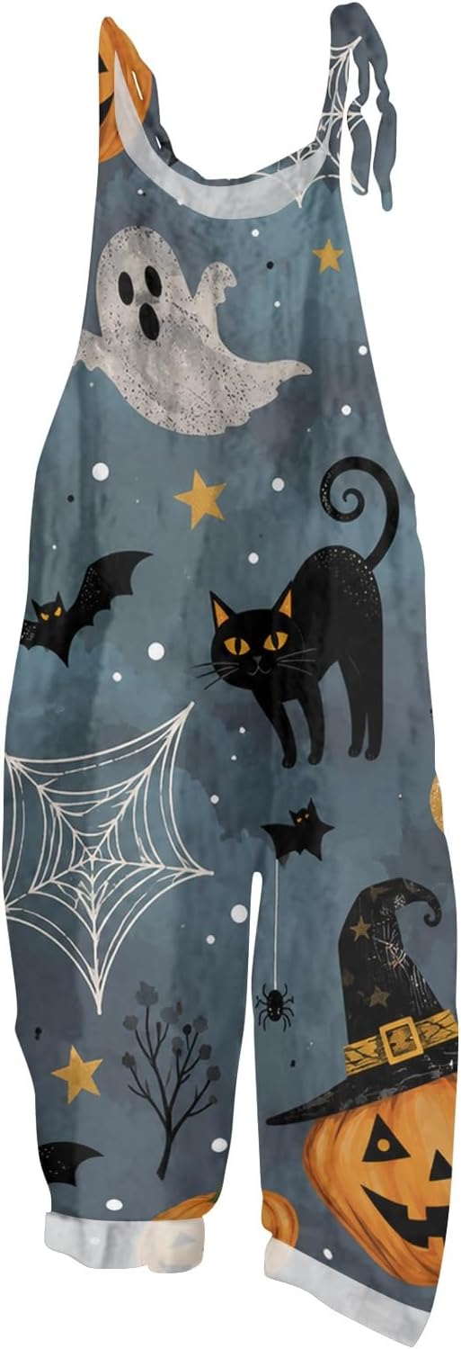 Christmas Halloween Jumpsuit for Women Overalls Pajamas Outfits Dresses