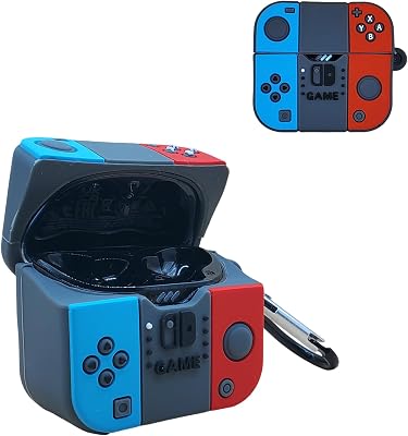 SKPY Case Compatible with JBL Tune Flex, Cute Cartoon Silicone Protective Cover, Gift for Boys Men Girls Game