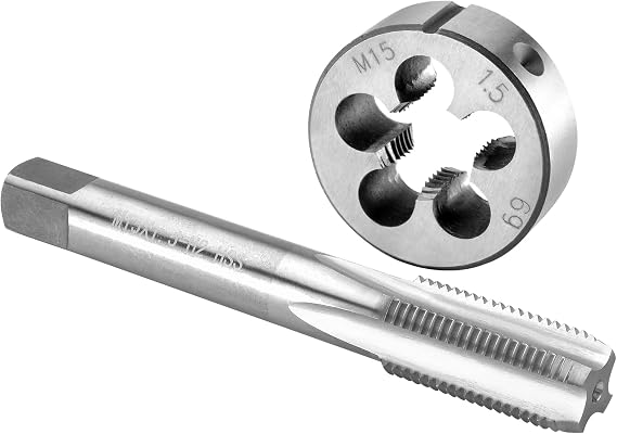 Burkit M15 X 1.5 Tap and Die Set Right Hand