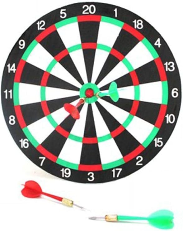 Çift Taraflı 30 Cm Dart Tahtası Ve 4 Adet Ok