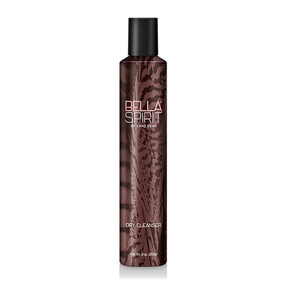 Bella Spirit by Chaz Dean Dry Cleanser - Dry Shampoo Spray, Dry Shampoo for Women & Men, for Oily, Fine, Dark, Color Treated Hair, Volumizing Spray with Lavender - 9 Oz (Pack of 1)