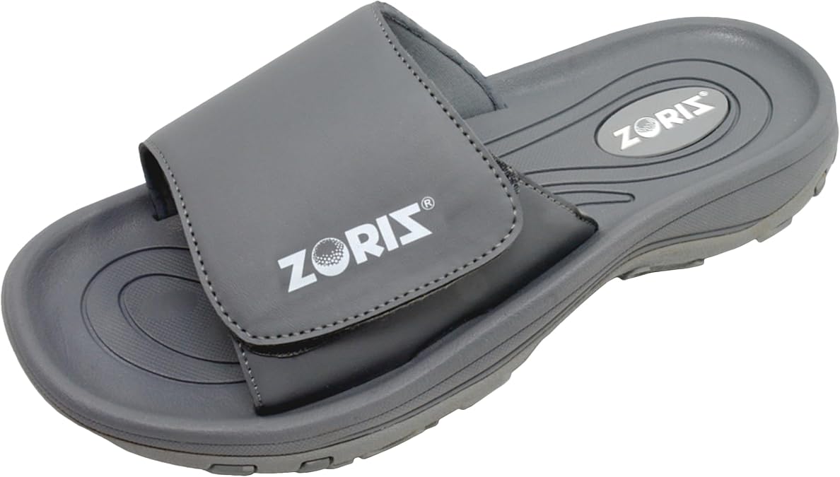 ZORIZ Unisex Golf Slides - Slip On Sport Sandals with Removable Soft Spikes