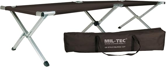Black US Camp Bed