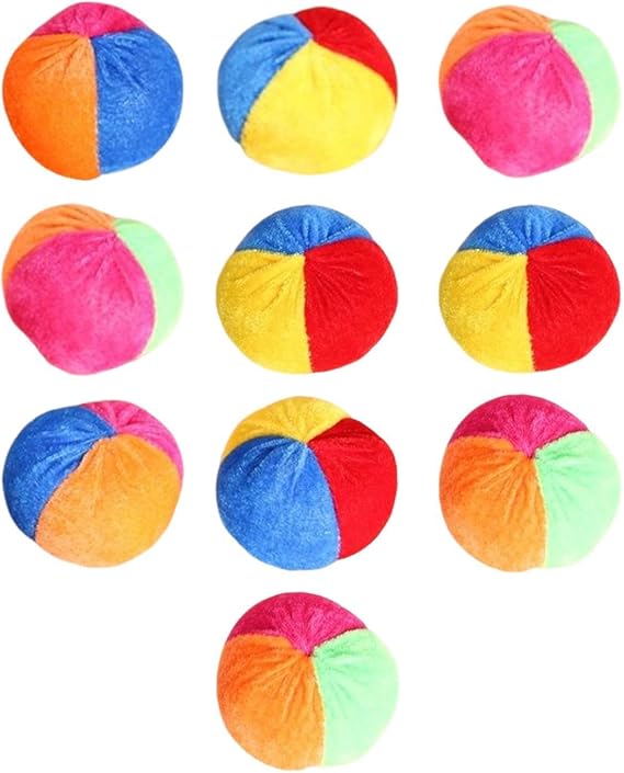 Footbag Sack for Adults 10-Piece Multicolor Professional Funny