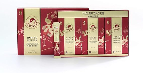 SAMSIDAE Korean Red Ginseng Extract Sticks, 10mg Ginsenoside, 10mL x 30