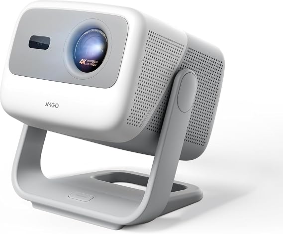 JMGO N1S 4K Upgrade Triple Laser Projector, 1700 ISO Lumens, Google TV