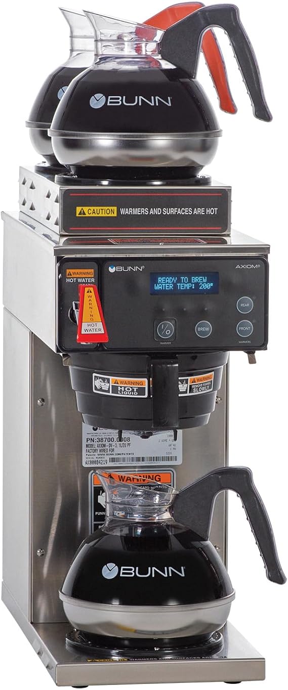 Bunn 38700.0008 Axiom-DV-3 Dual Voltage Coffee Brewer (120V Standard)