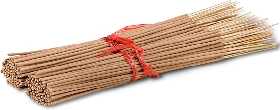 2 Bundles Unscented 200 Wood Pulp 11'' Incense Sticks Per Bundle Premium Natural Uncolored (Punk Sticks) 2 Pack. Add Any Aroma Depot Fragrance Oils to Make Your own Scented Sticks.