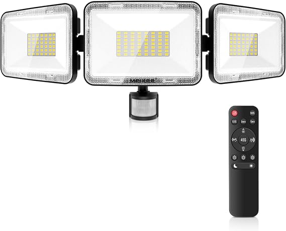 MEIKEE 70W Security Lights Outdoor Motion Sensor 6580LM PIR Floodlights [Energy Class E]