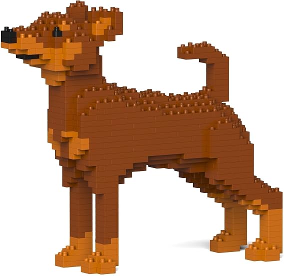 JEKCA Miniature Pinscher 01S-M02 | Dog Plastic Building Blocks | Age 14+