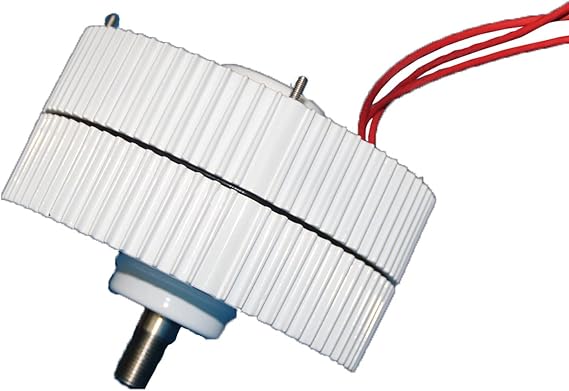 400W Household DIY Wind Power Generator Rare Earth Permanent Magnet Generator 12V 24V 48V Three Phase Permanent Magnet AC PMG Generator (Color : 12V, Size : Double Shaft)