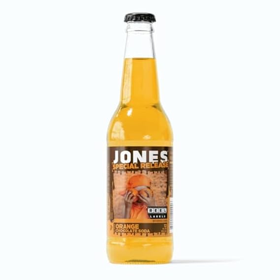 One(1) Single Bottle - Jones Soda Co. Special Release Soda Flavor | 100% Cane Sugar Soda | Craft Soda Pop | Soda Soft Drinks | Glass Bottle Soda