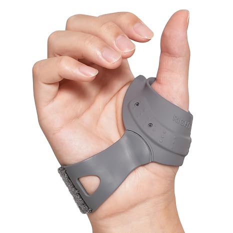 Flexible CMC Thumb Brace for Stabilizes CMC Joint, Thumb Splint for Arthritis Pain and Support, Comfortable Thumb Support Stabilizer for Osteoarthritis for Women and Men (Right Hand, M)