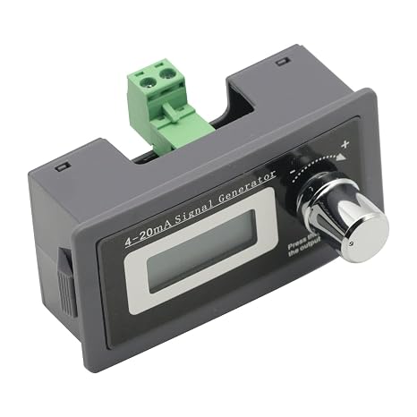 4-20ma Signal Generator,Frequency Generator,Two-Wire High Accuracy 4-20mA Current Loop Signal Generator LCD Transducer Test Signal Current