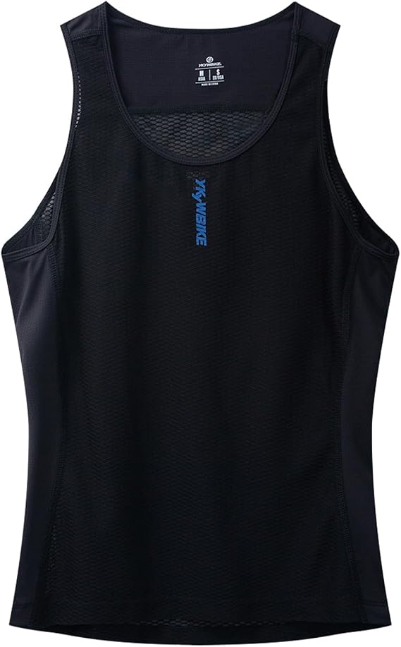 YKYWBIKE Cycling Base Layer Women Quick Dry Sleeveless Cycling Jersey Compression Mesh Undershirt Breathable Biker Shirts