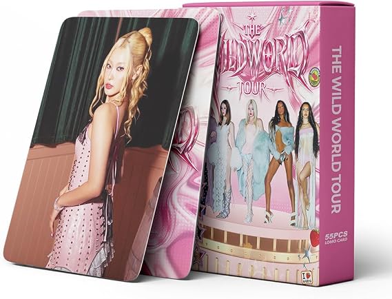 Katseye The Wild World Tour Lomo Card Set Exclusive Tour Collectible Merchandise for KATSEYE Fans