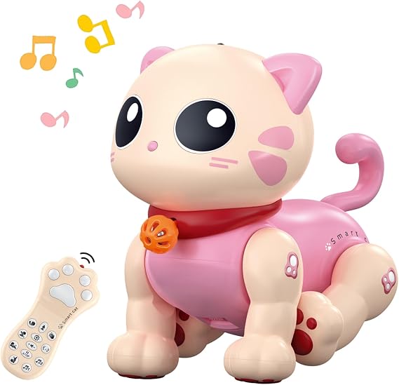 Robot Kitten Toy for Kids, Educational Toy, Pets, Children, Birthday Gift, Girl