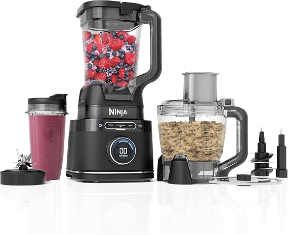 Ninja 3-in-1 Detect Power Blender Processor Pro, Black TB401UK