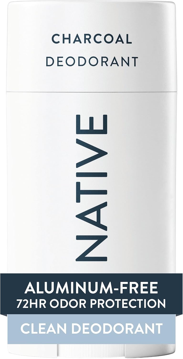 Native Deodorant - Natural Deodorant - Vegan, Gluten Free, Cruelty Free - Free of Aluminum, Parabens & Sulfates - Born in the USA - Charcoal