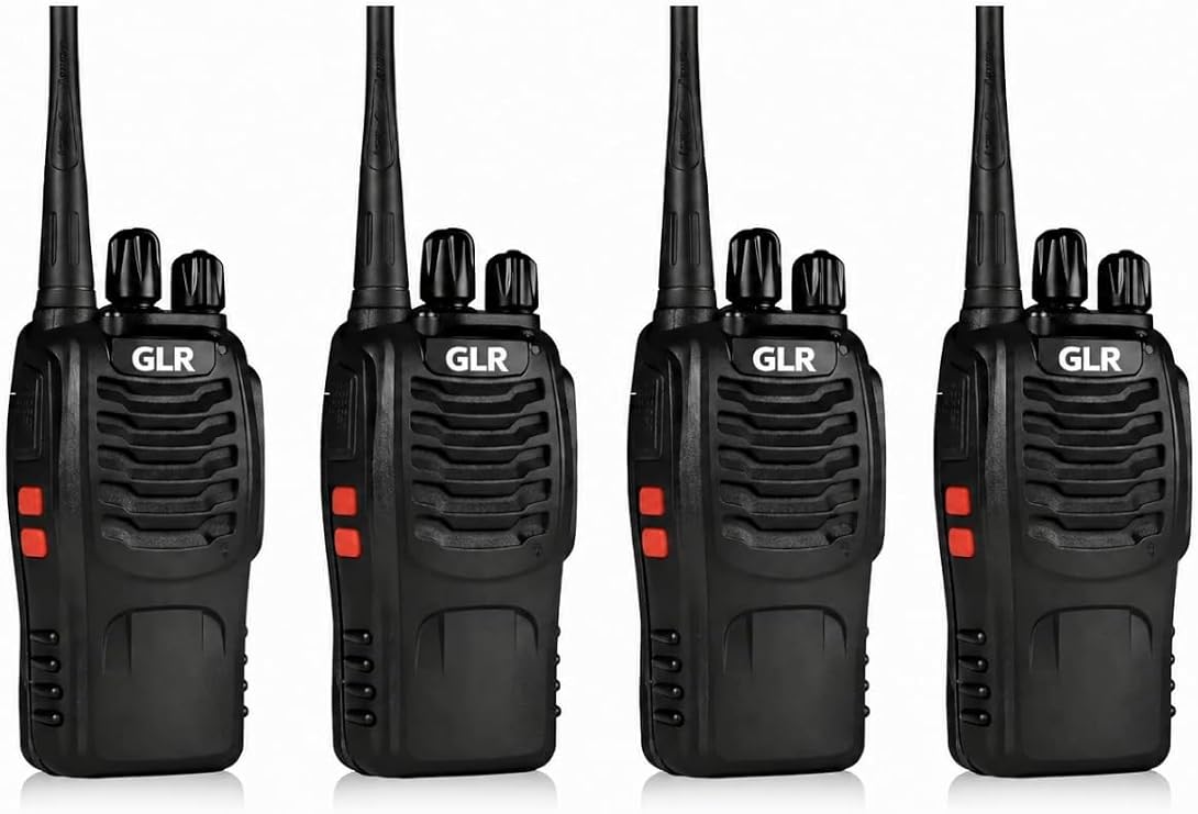 4 Adet Telsiz Seti Profesyonel Uzun Menzil Dayanıklı Şarjlı Telsiz Bf-888s