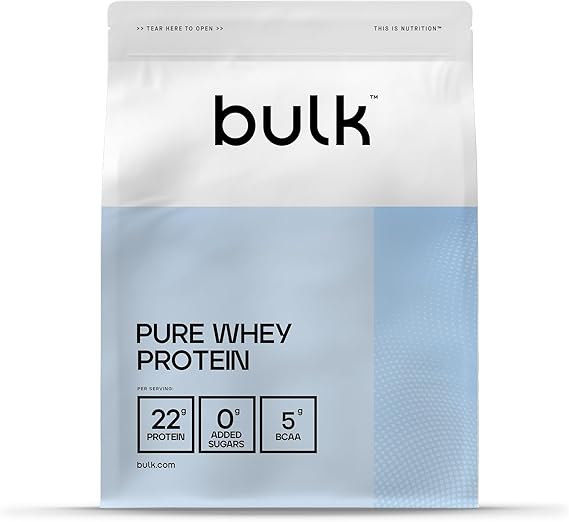 Bulk Pure Whey Protein Powder, Banana, 1kg