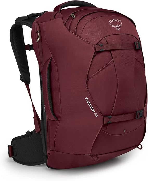 Osprey Fairview Women's Travel Pack, 40L, Zircon Red, O/S