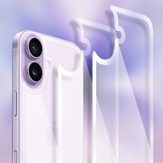 for iPhone 17 Back Screen Protector(3-Pack), iPhone 17 Back Glass Protector iPhone17 Back Protector (6.3 inch)