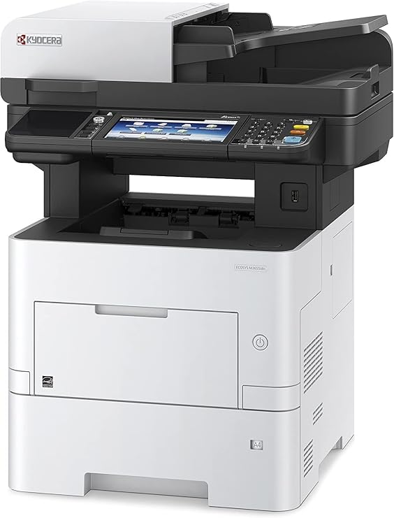 Kyocera 1102TB2US0 Ecosys M3655idn B&W MFP; Resolution Up To Fine 1200 Dpi; Print, Scan, Copy and Fax Functions; Up To 57 PPM; Mobile Printing Ready