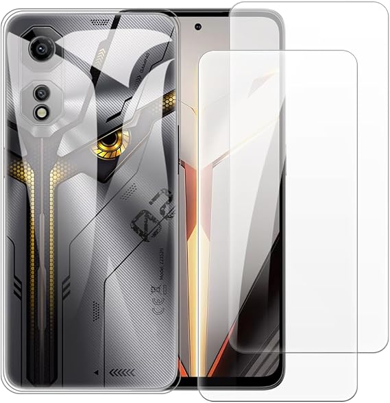 Case and Screen Protector for Nubia Neo 2 5G - Clear