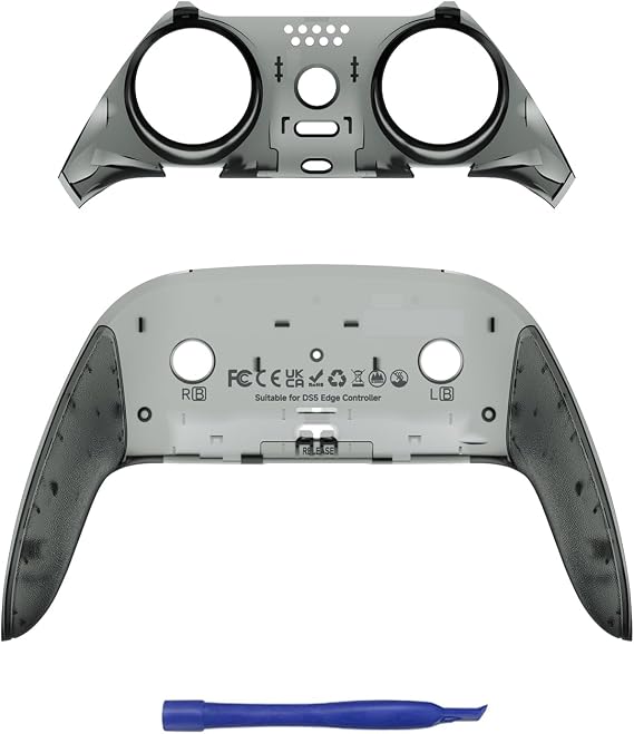 CHARM FOCUS Front Back Shell Grip Cover Support for PS5 Edge Controller