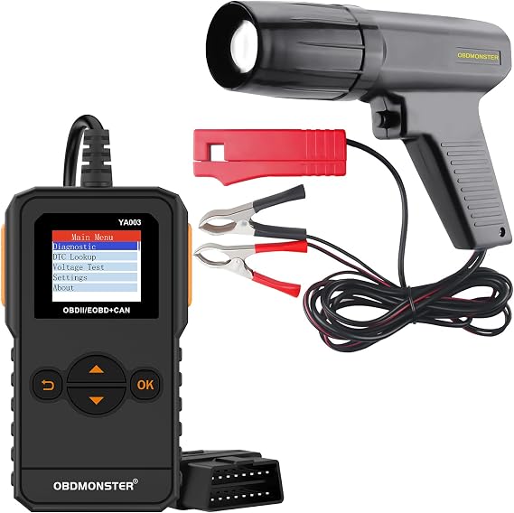 Universal OBD II Scanner+12V Ignition Timing Light