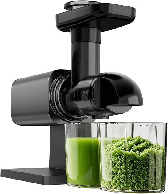 Cold Press Juicer Machines, Slow Masticating Juicers with LED Smart Touch Screen, Professional Extractor for Leafy Greens, Kale & Fibrous Vegetables, 2 Modes & Reverse, BPA-Free