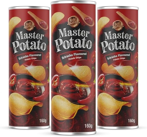 Master Potato Sriracha Cips 160 gr 3 Adet