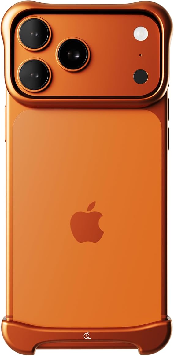Arc Pulse Compatible with iPhone 17 Pro Phone Case (2025), Minimalist Protective Shock Absorption Aerospace Grade Aluminum Shells + Elastomer Inlays Easy Fit 6.3 inch