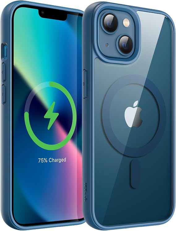 JETech Magnetic Case for iPhone 13 mini, Blue
