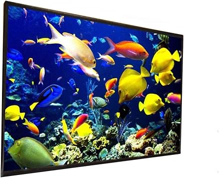 Projector Screen, Release Projector Screen Outdoor 150 200 Inch 300 Inch White Cloth Material 180 250 Inch Optional 16:9/4:3 for LED (200 inch)