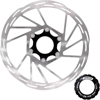 DJC Bike Center Lock Brake Rotor Disc 140mm 160mm 180mm 203mm MTB Road Bike Stainless Steel with Lockring iiipro