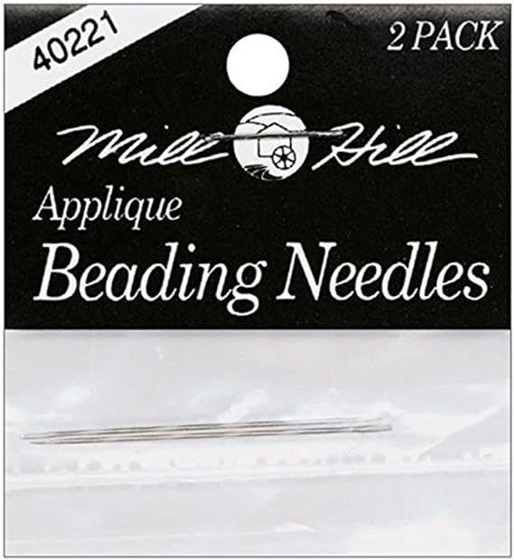 Mill Hill Applique #10 Beading Needles, 2-Pack