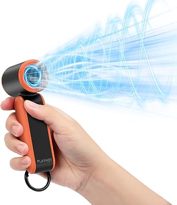 Portable Mini Fan, 4oz Lightweight 5-Speed Mini Handheld Fan, 3000mAh Rechargeable Portable Fans Up to 10 Hours, Hand Size Travel Fans for Outdoor Activities, Travel, BeachOrange