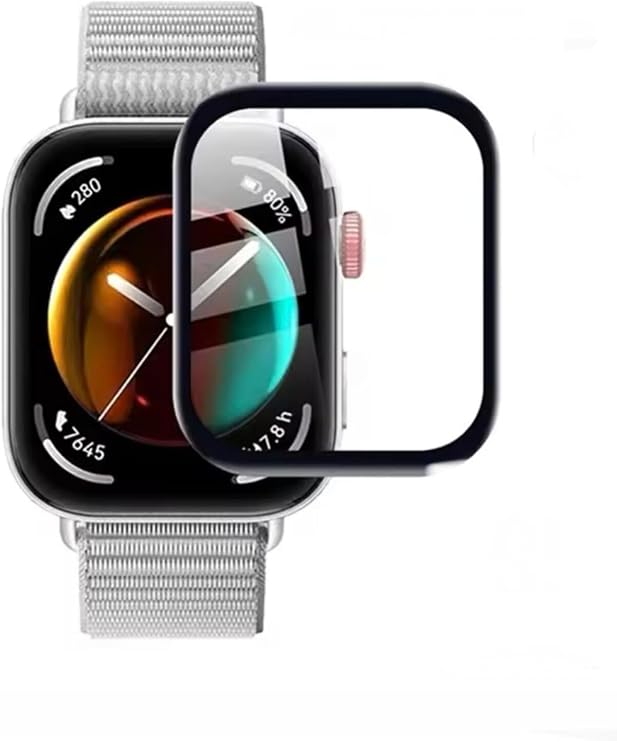 bbtech Huawei Watch Fit 3 ile Uyumlu Esnek Polymer Nano Kırılmaz Ekran Koruyucu;Şeffaf
