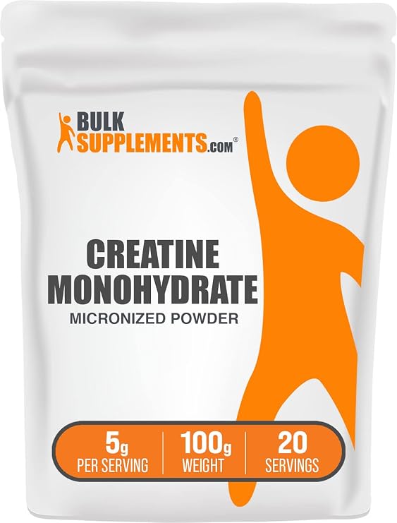 Creatine Monohydrate Powder - Creatine Supplement, Micronized Creatine, Creatine Powder - Unflavored & Gluten Free, 5g 5000mg per Servings, 100g 3.5 oz Pack of 1