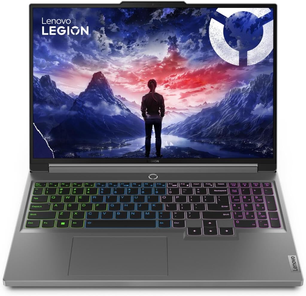 Lenovo Legion 5 16IRX9 Laptop 2024-16 WQXGA NVIDIA GeForce RTX 4060 - Intel i7-14650HX 16 Cores - 64GB DDR5 4TB NVMe SSD - Four-Zone RGB Backlit Keyboard Wi-Fi 6E - Win10 32GB USB - Luna Grey