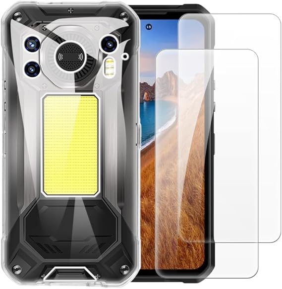 Case and Screen Protector for Oukitel WP61 Ultra 5G - Clear