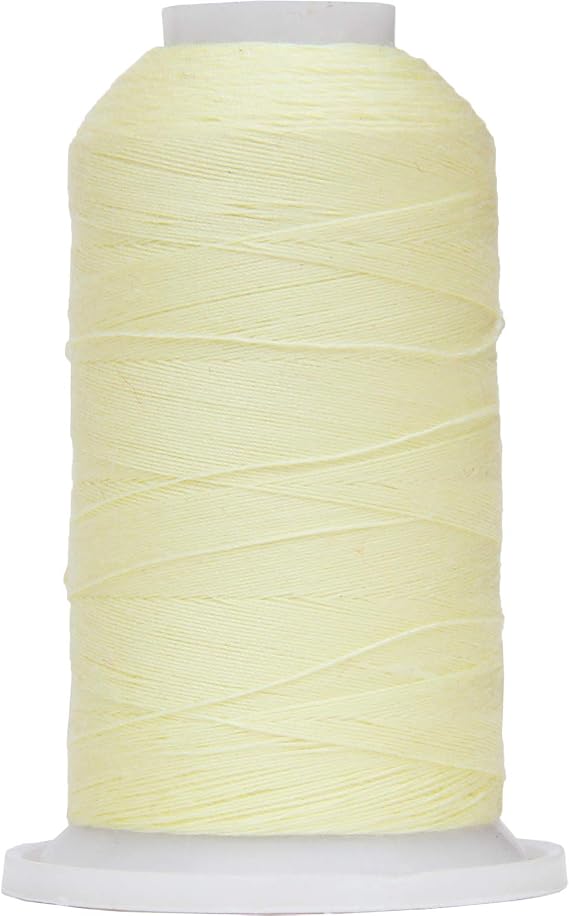 ThreadArt Polyester All-Purpose Sewing Thread, 600m 50S/3, Pale Yellow