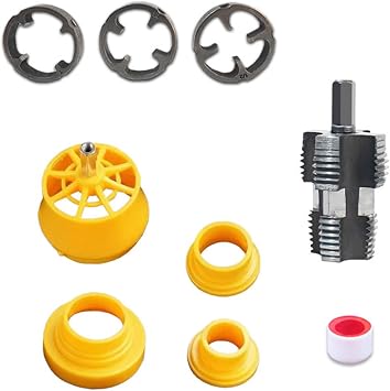PVC Thread Maker Tool For Electric Drill, Pipe Threader Plumbing Tool, PVC Pipe Threader Set With 3 Dies 1/2", 3/4", And 1", Pipe Tap Die Set, Pipe Thread Maker Tool For Cutting &